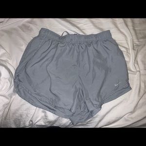Light grey Nike shorts